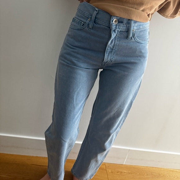 BDG URBAN OUTFITTERS LIGHT BLUE CURVED FIT JEANS - 28 - Picture 4 of 16